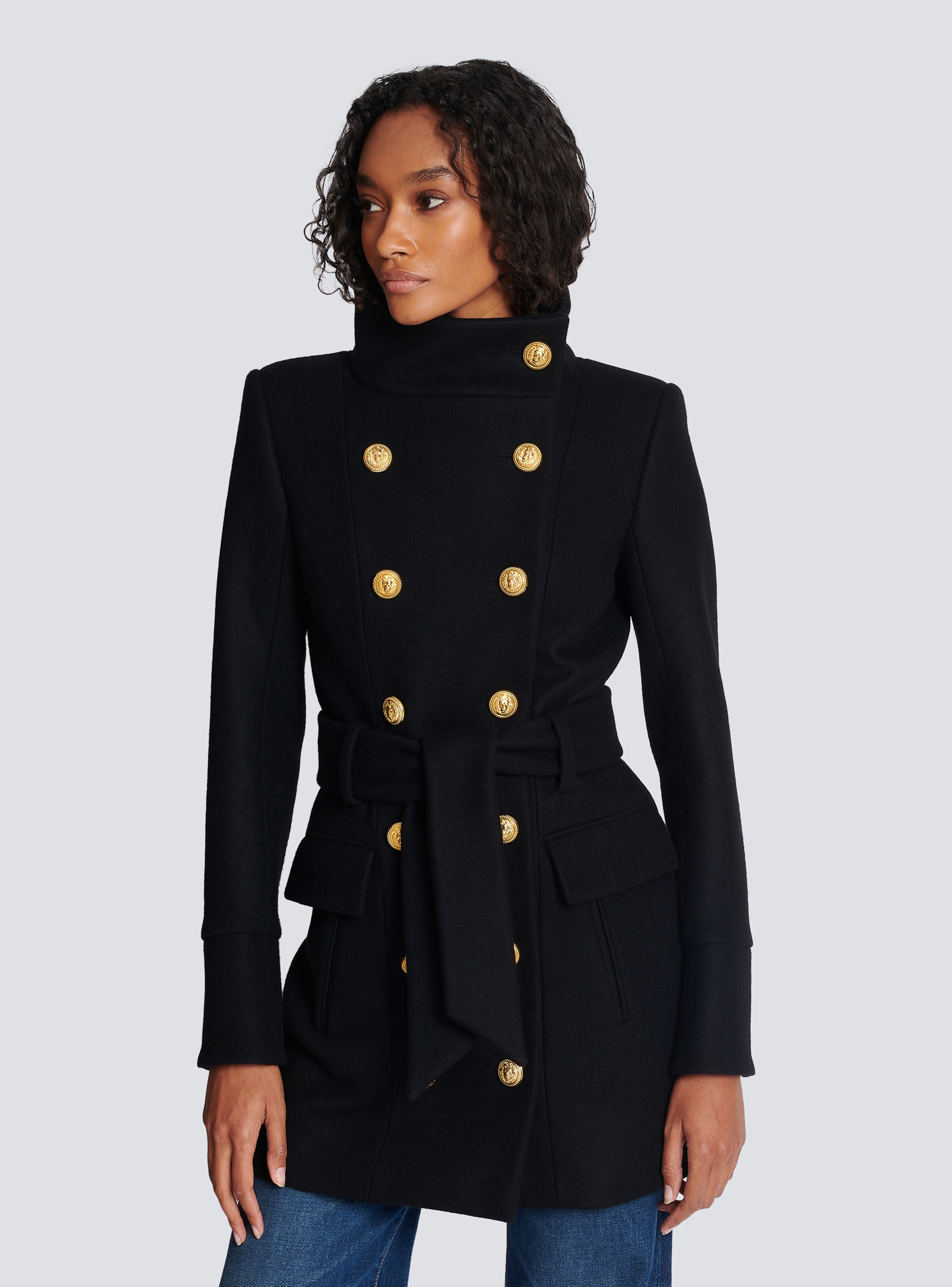 Officer coat with belt - 7