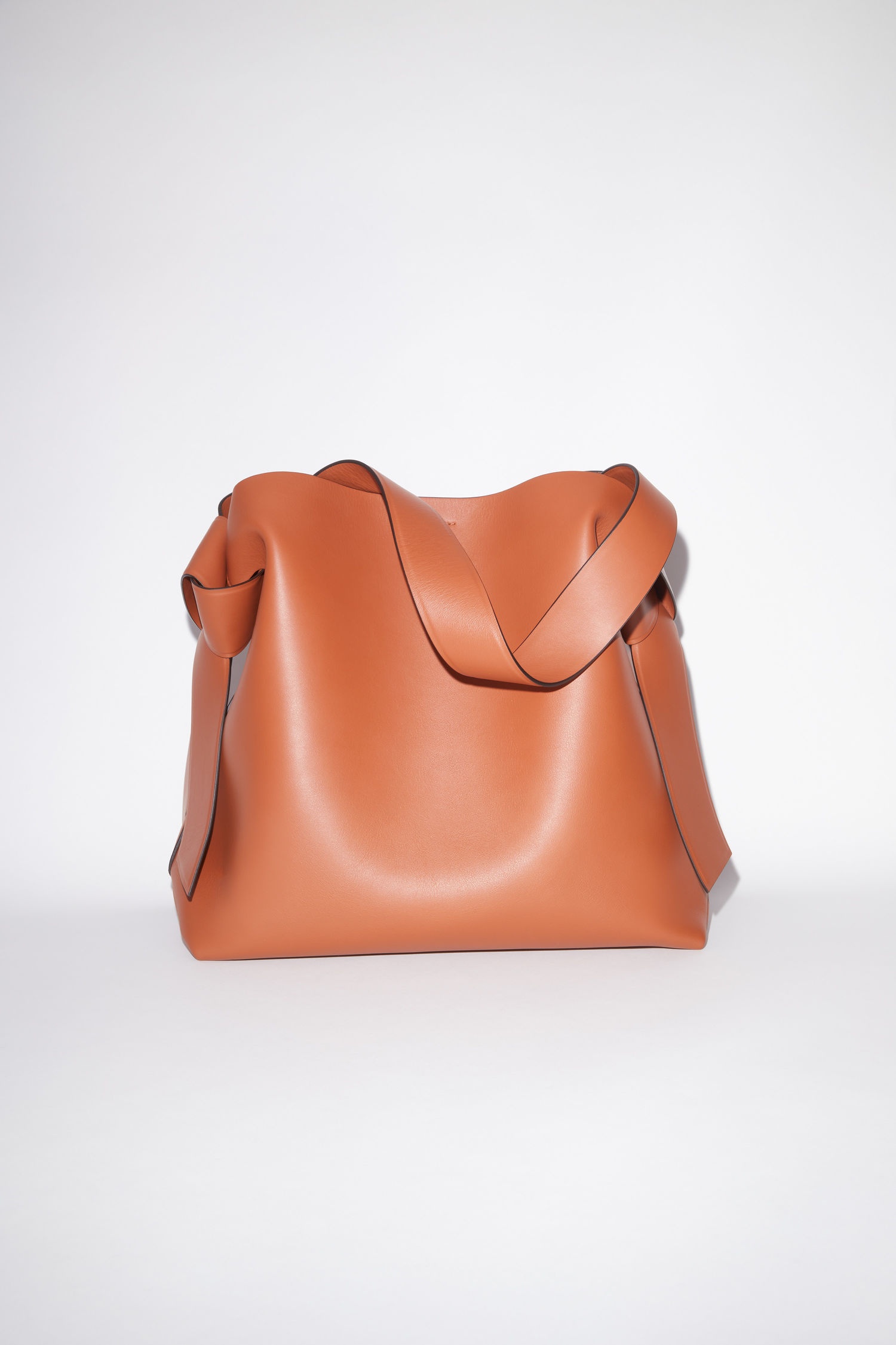 Large leather bag - Almond brown - 3