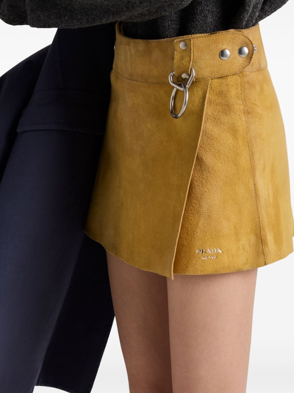 suede miniskirt - 4