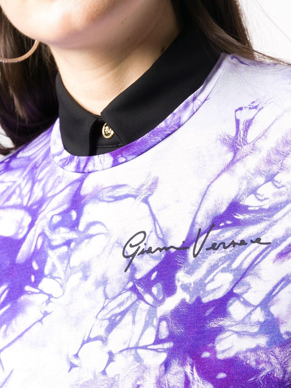 tie-dye long sleeve T-shirt - 5