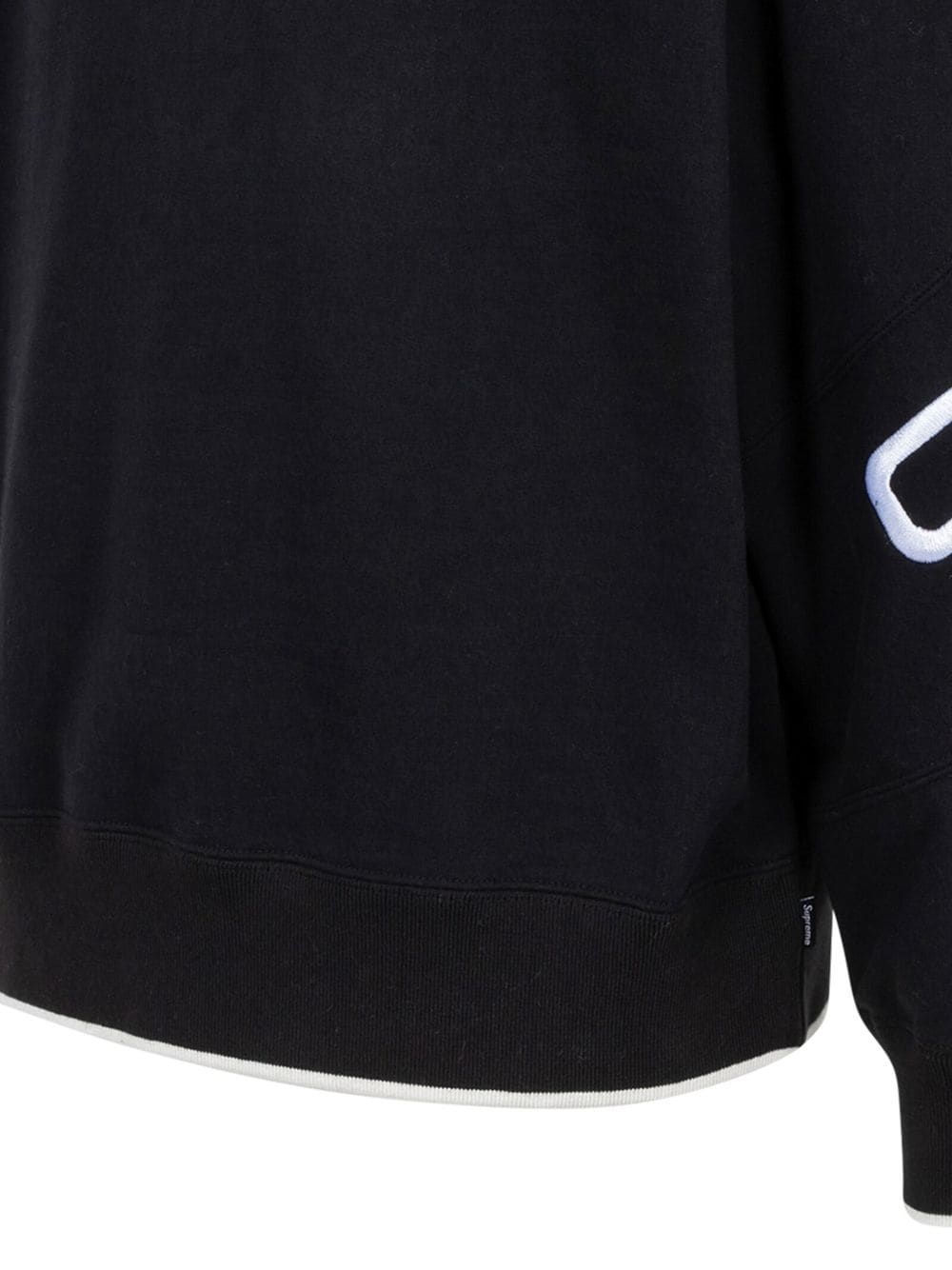 stretch crewneck sweatshirt - 3