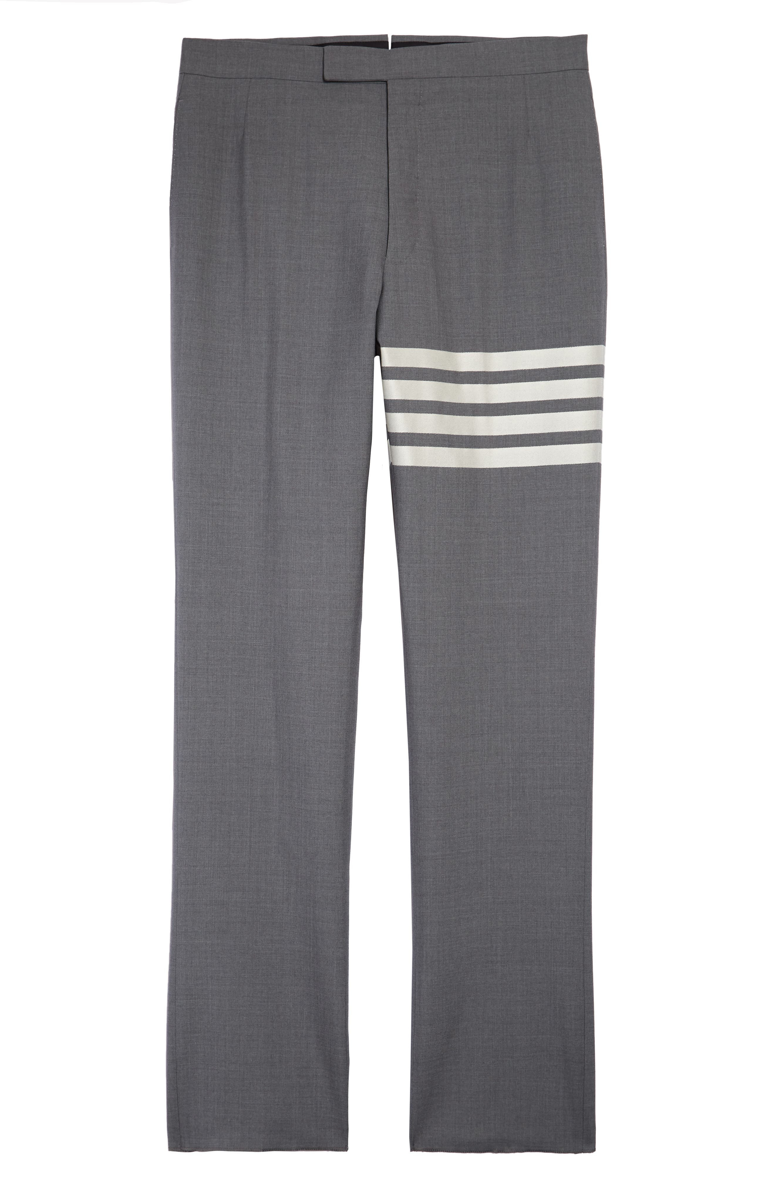 4-Bar Mélange Wool Pants - 5