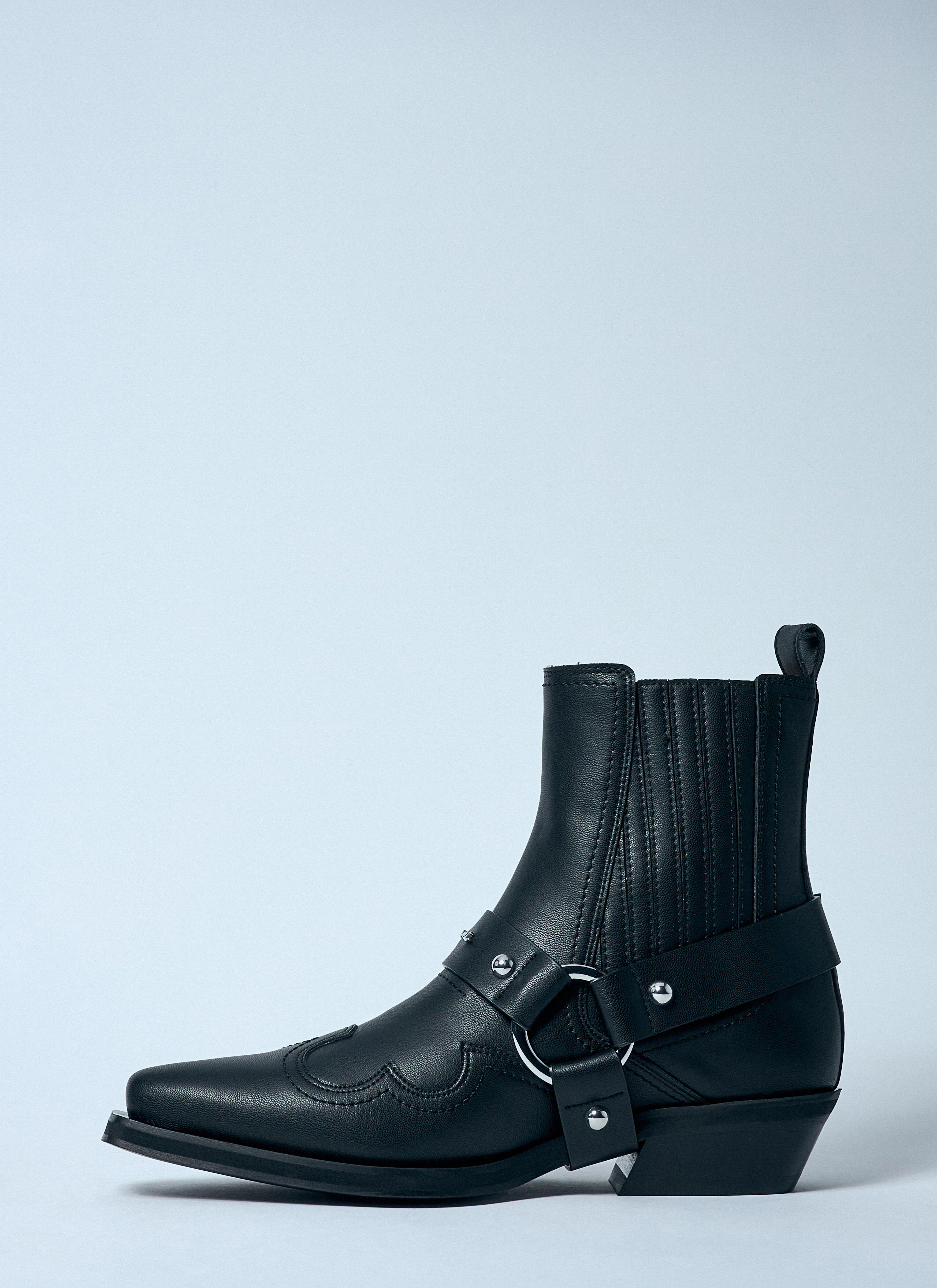 Low-Cut Western Chelsea Boots - 4
