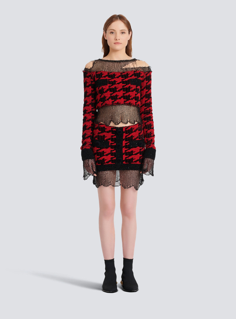 Knit destroyed skirt 3