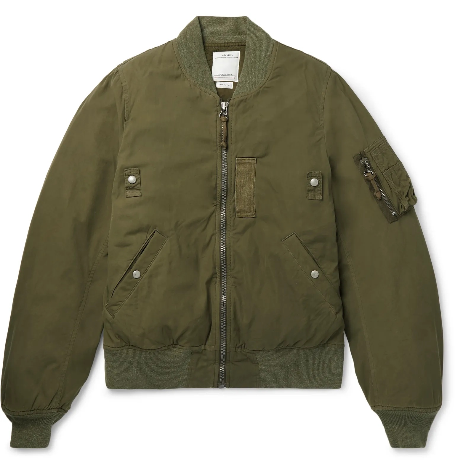 Thorson Padded Cotton-Blend Bomber Jacket - 1