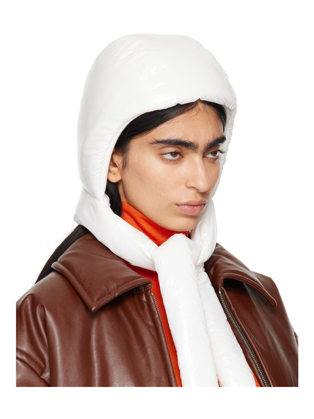 White Puffer Bonnet - 2