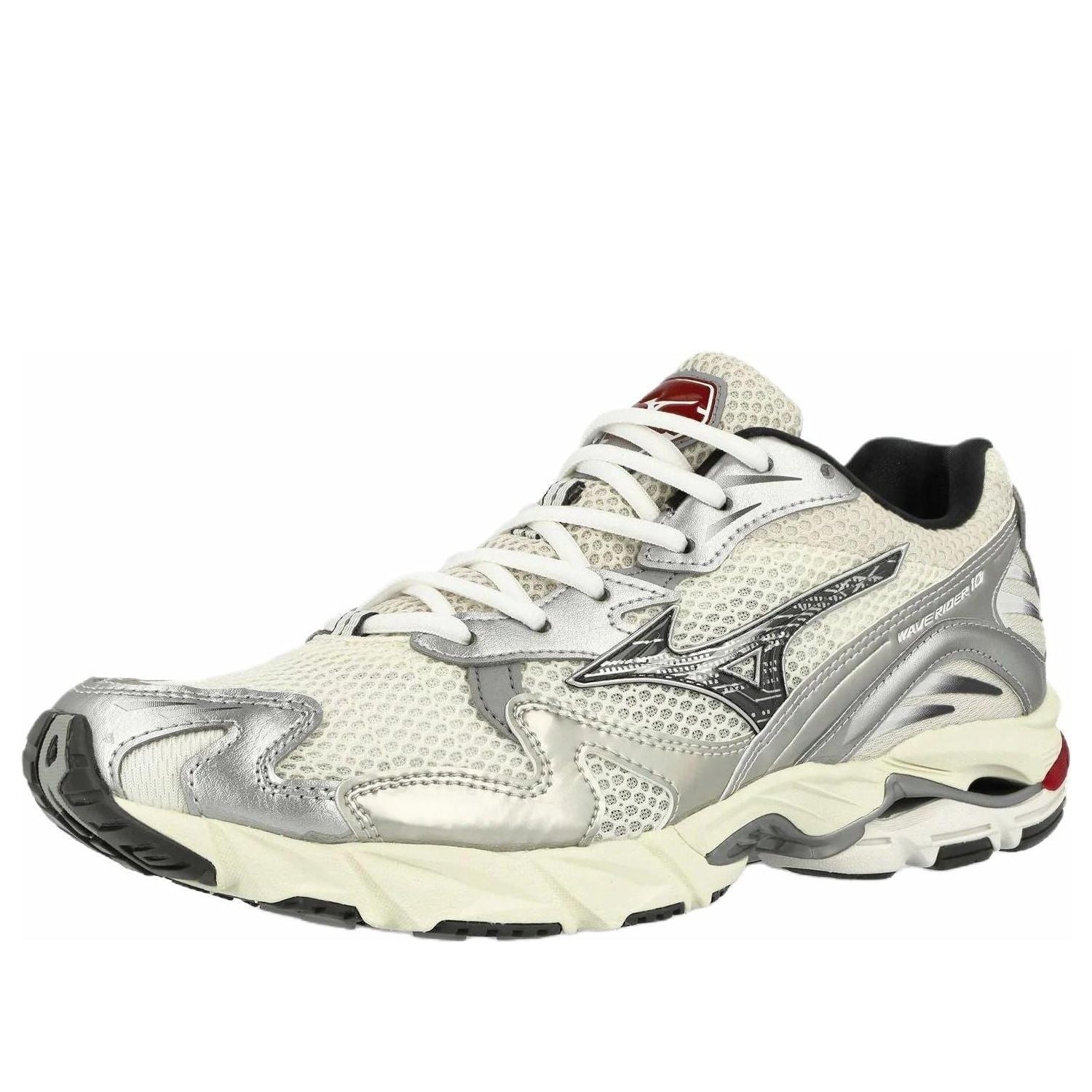 Mizuno Wave Rider 10 'White Black Rythmic Red' D1GA243111 - 2