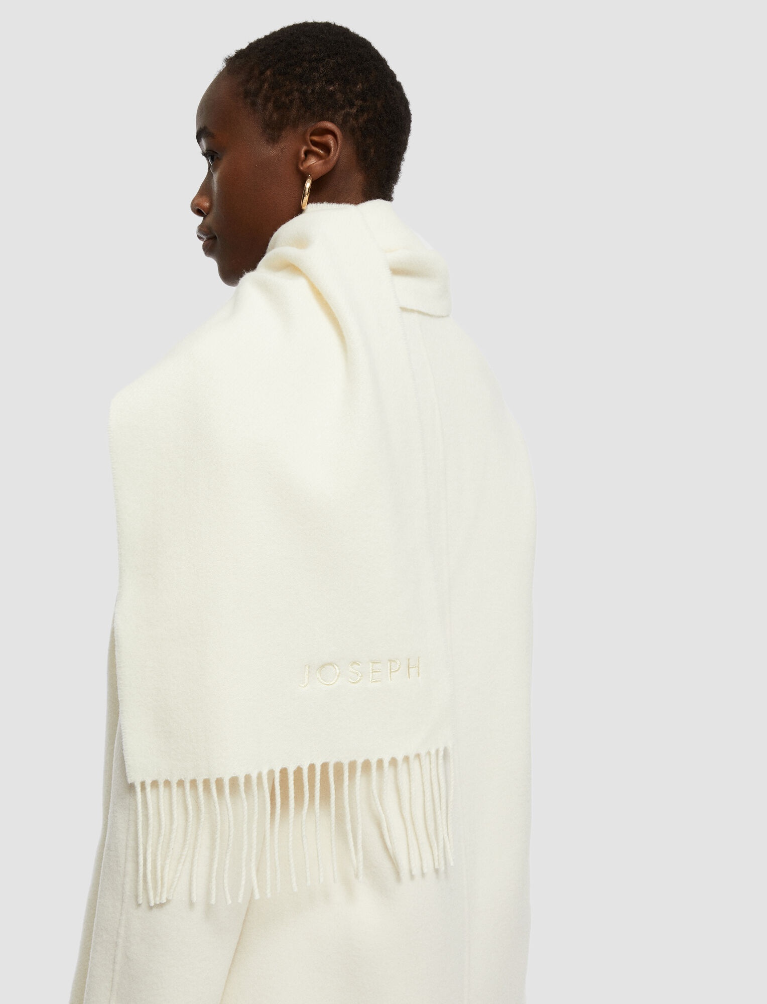 Wool Cashmere Blend Alice Scarf - 2