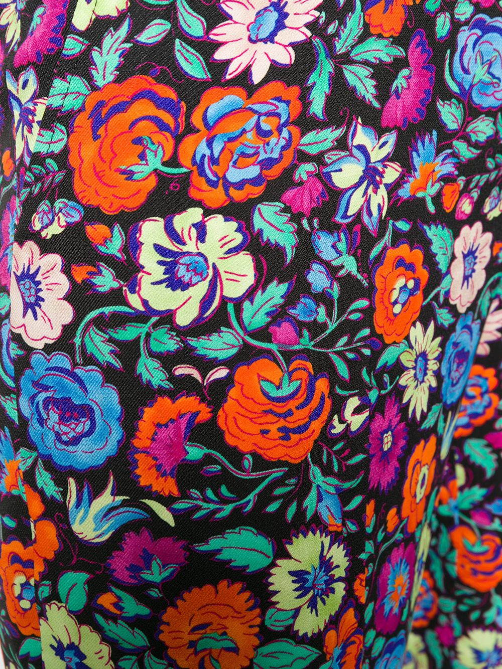 floral-print straight trousers - 5