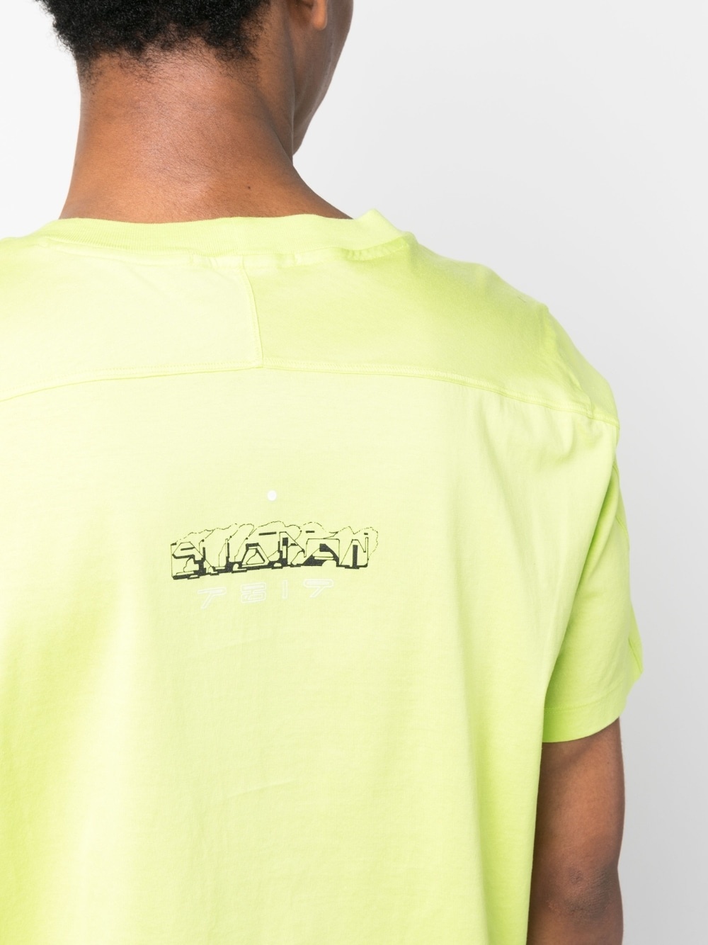 logo-print cotton T-shit - 5