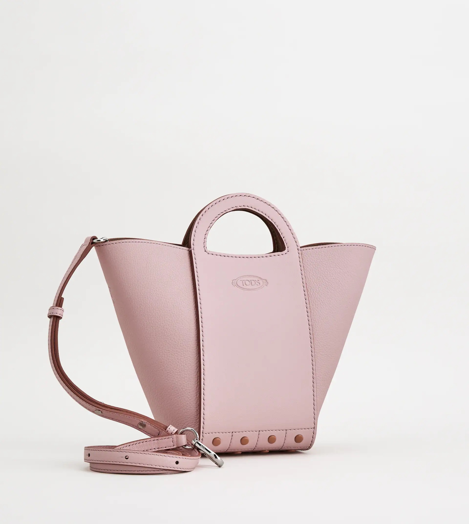 TOD'S GOMMINI SHOPPING BAG MINI - PINK - 3