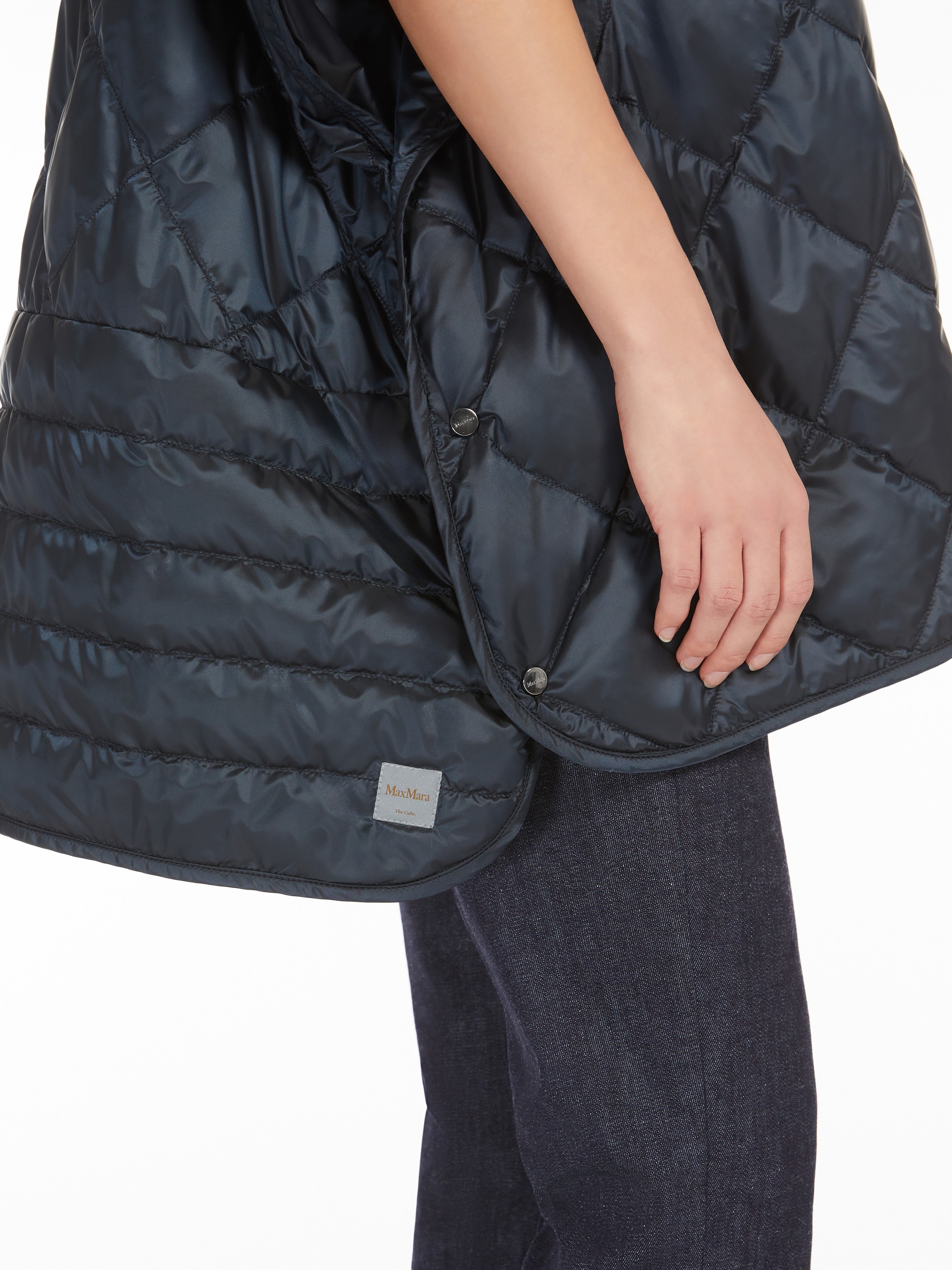TREMAN Cape with hood in water-repellent canvas - 5