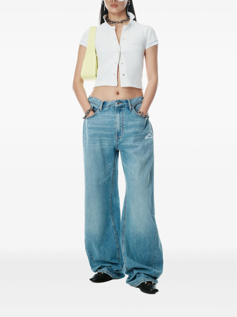 alexanderwang.t Deconstructed Polo Cardigan outlook