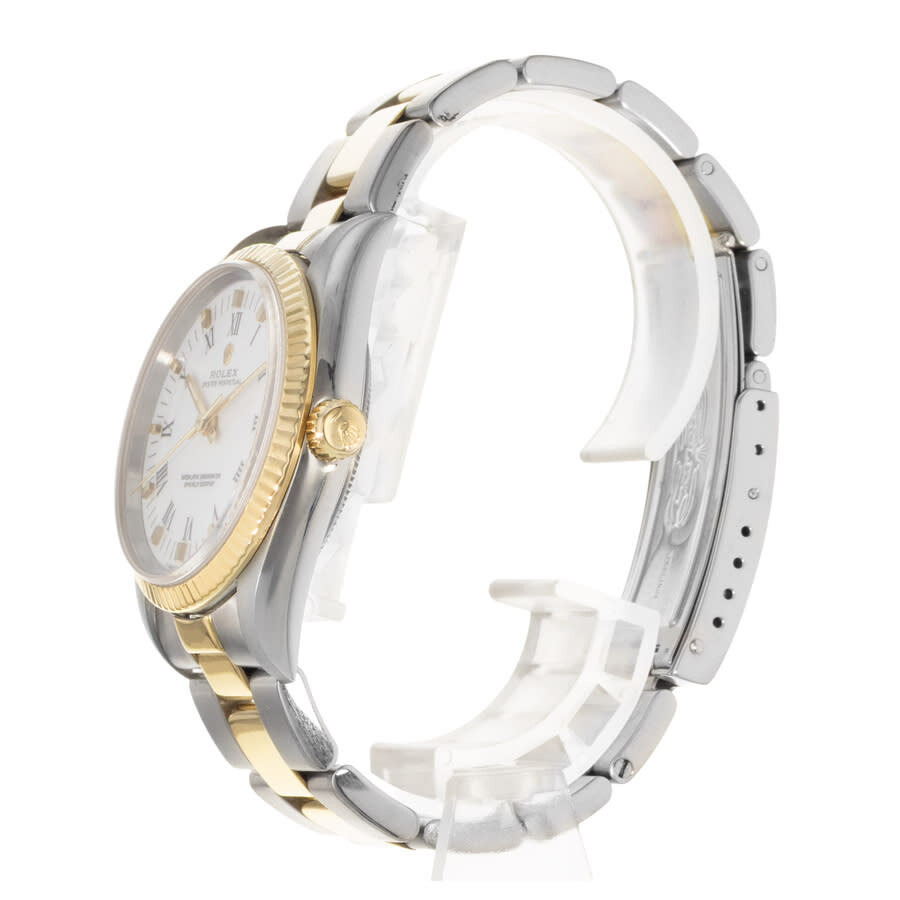 Pre-owned Rolex Oyster Perpetual 34 Automatic White Dial Men's Watch 14233 WSO - 5