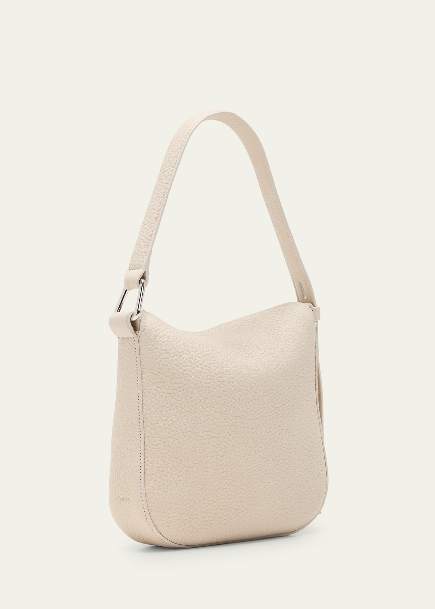 Anna Mini Leather Hobo Bag - 3