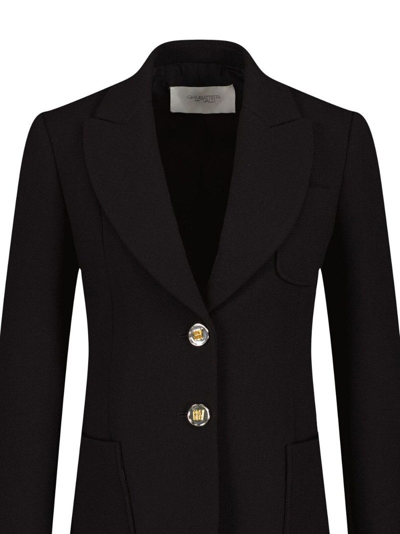 GIAMBATTISTA VALLI wool crepe single-breasted blazer outlook