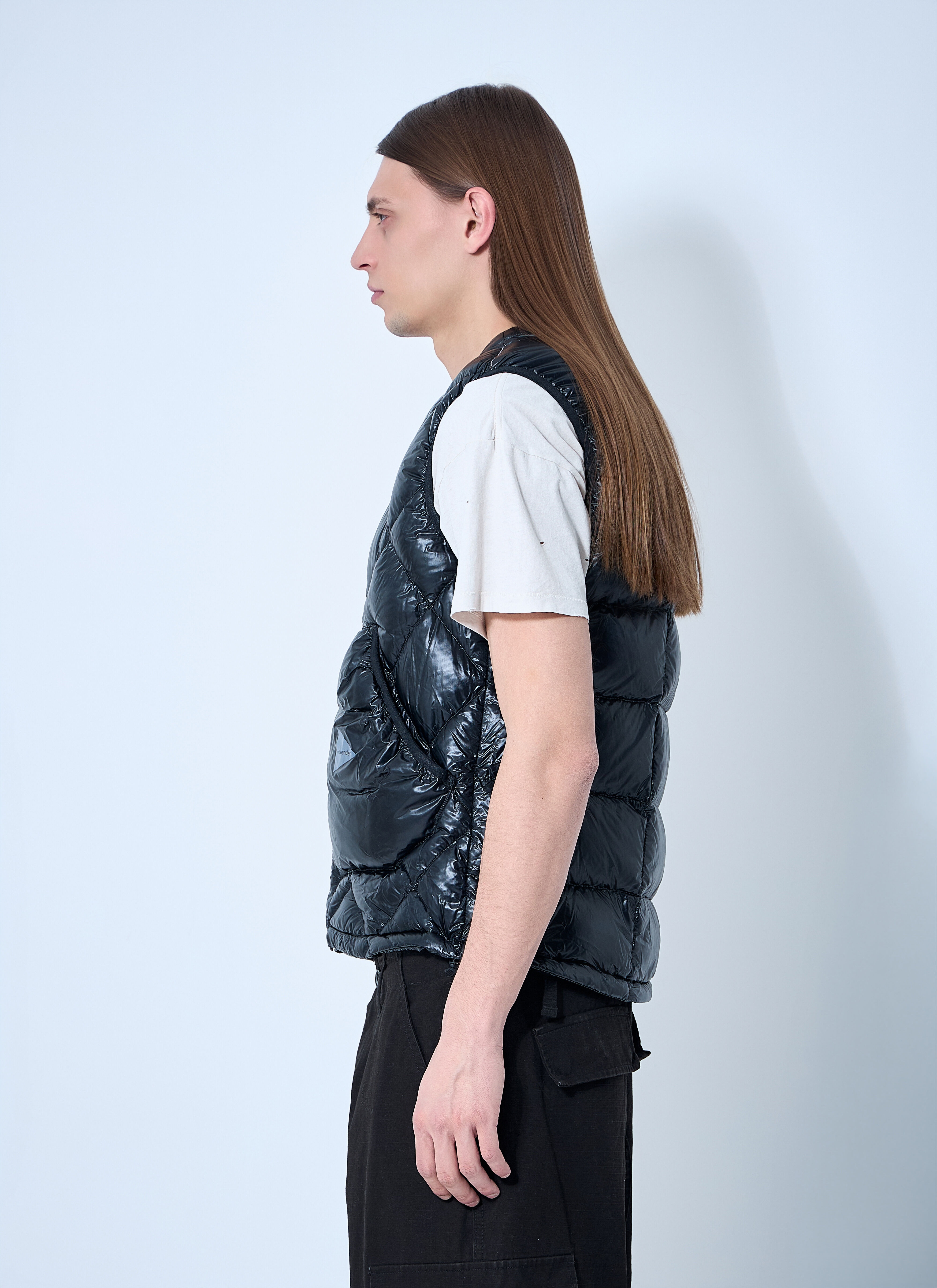 Quilted Down Vest - 3