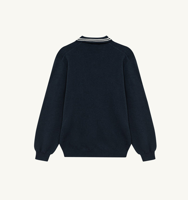 UNISEX KNIT WOOL POLO 4