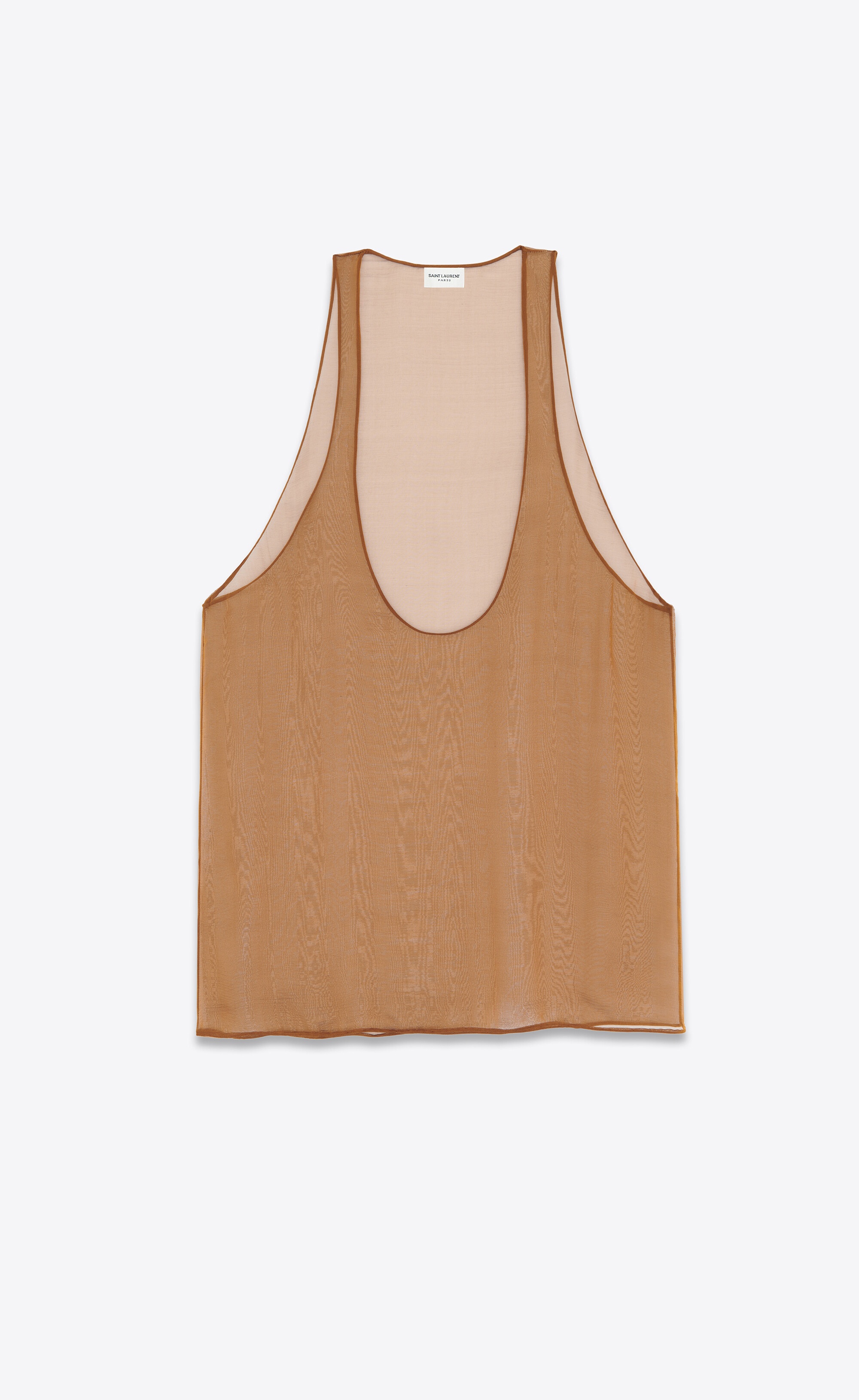 tank top in silk muslin - 1
