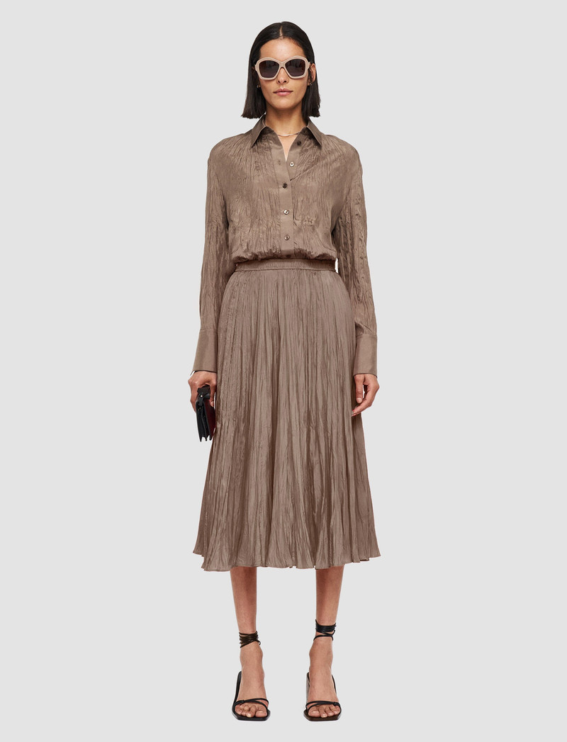 JOSEPH Silk Habotai Sully Skirt outlook