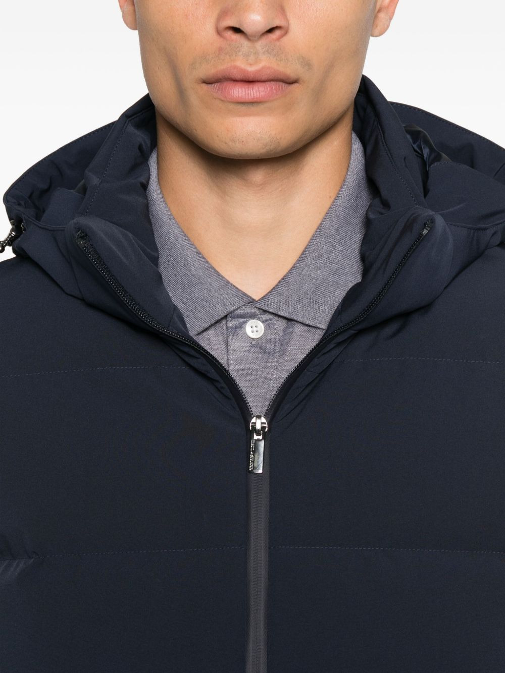 hooded quilted jacket - 5