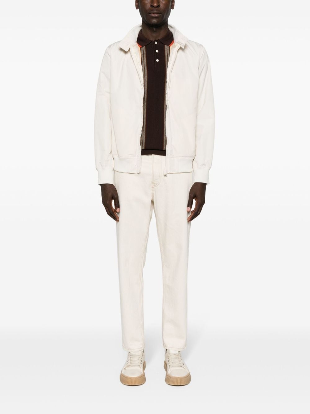 long-sleeved zipped jacket - 2