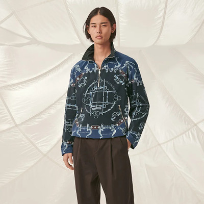 Hermès "Mors et Gourmettes" sweater with high collar outlook
