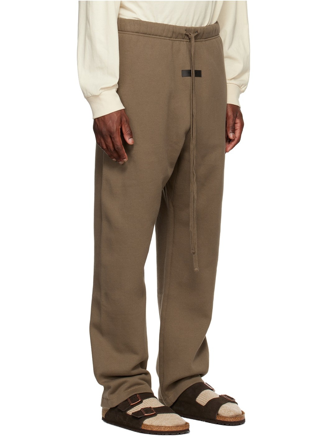 Brown Relaxed Lounge Pants - 2