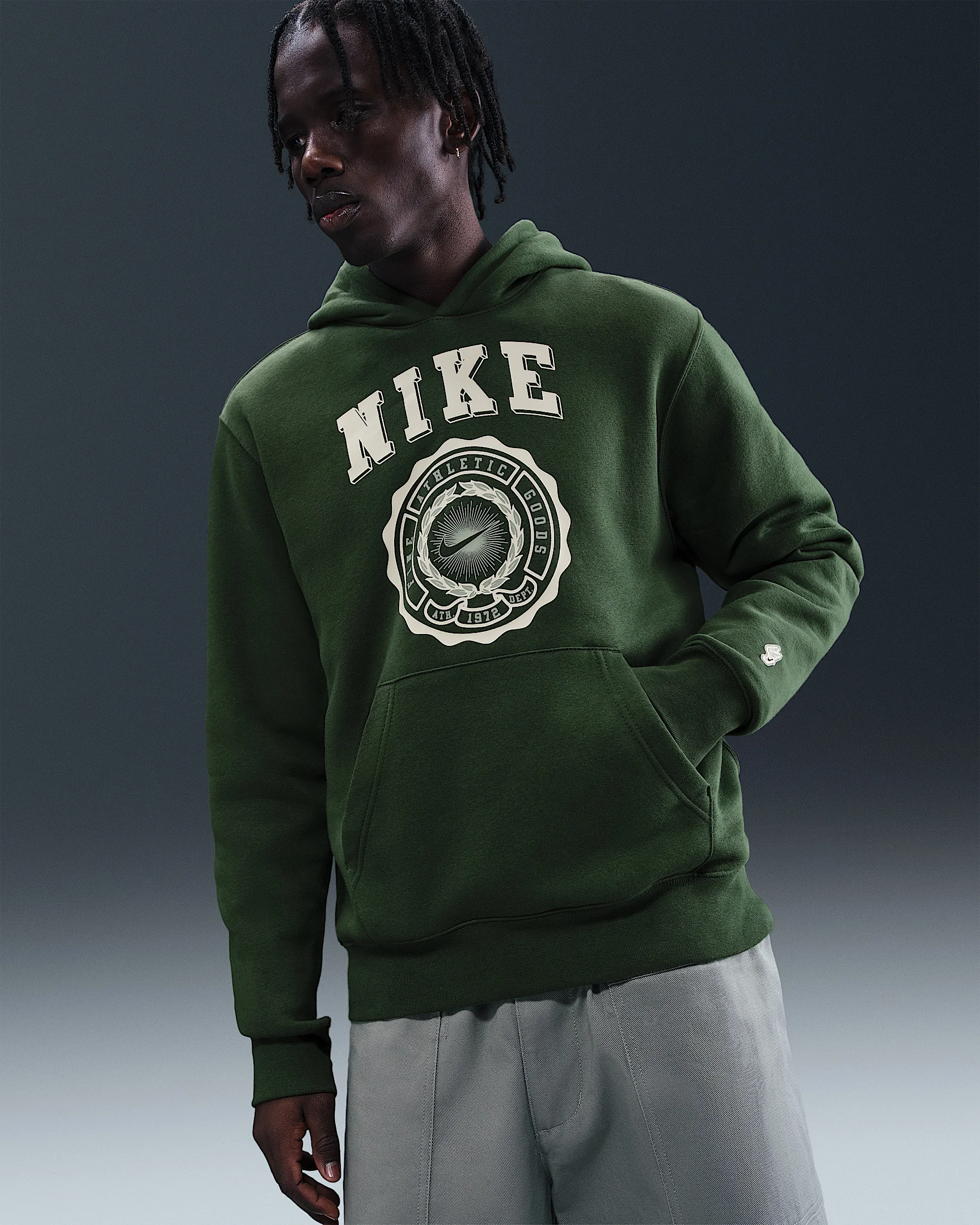Nike Club Men's Pull-Over Fleece Hoodie - 1