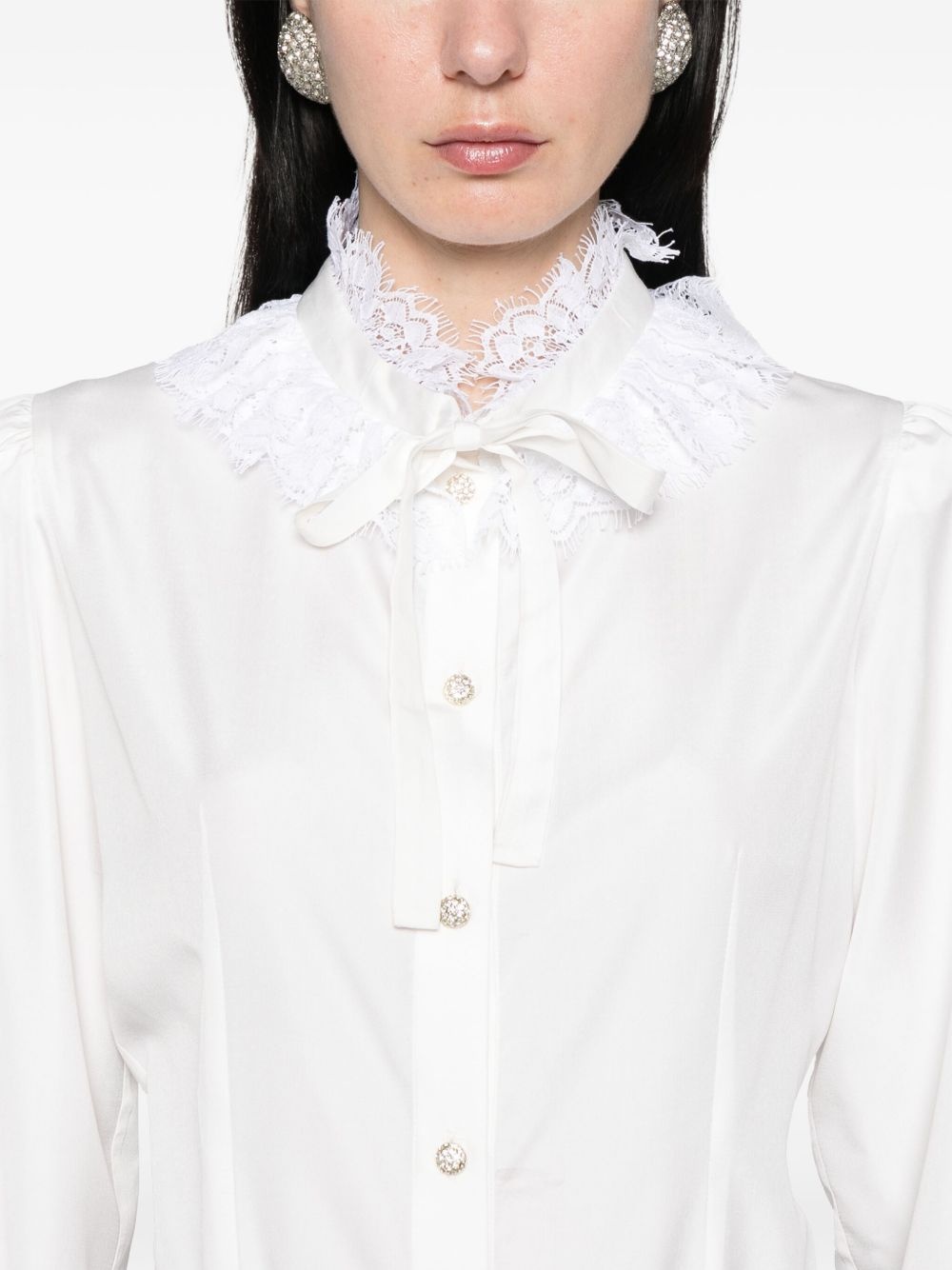 silk poplin shirt - 5