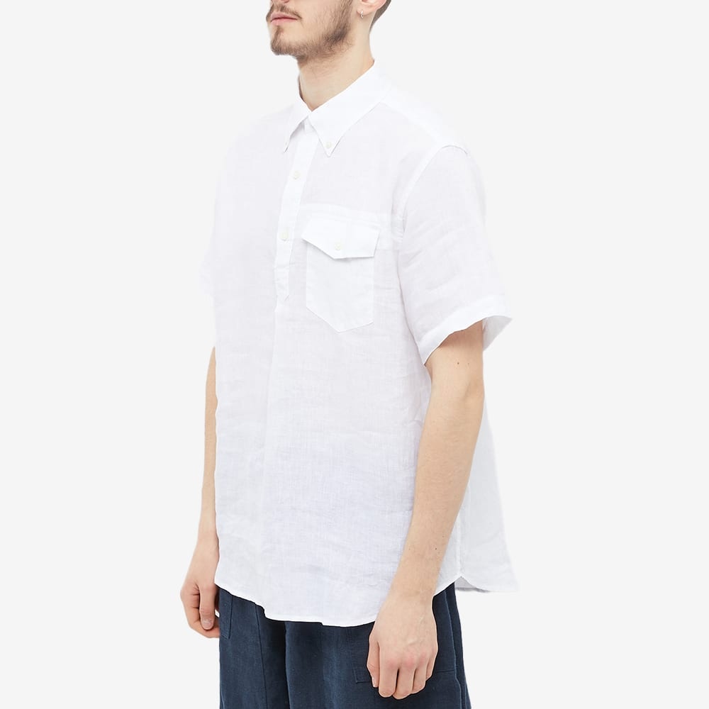 Engineered Garments Popover Button Down Short Sleeve Shirt - 2