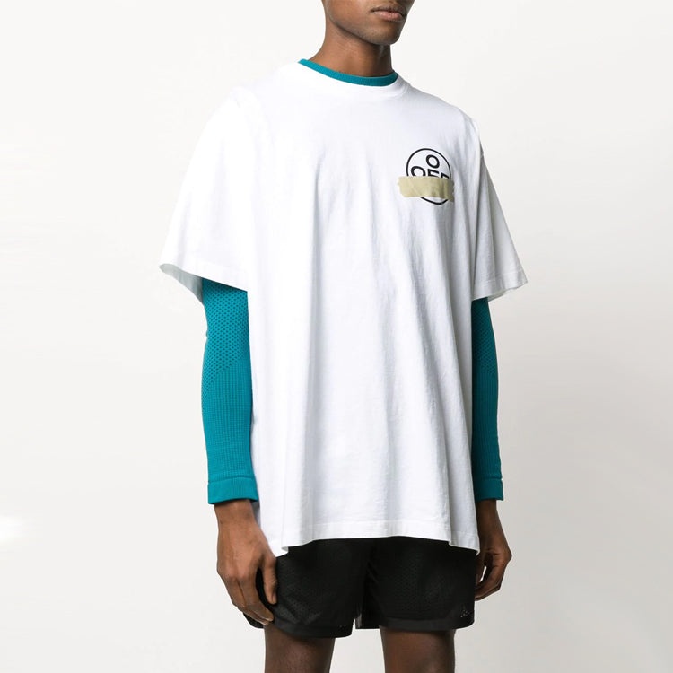 Off-White Diagonal Arrows Tape Short Sleeve OMAA038R201850020148 - 3