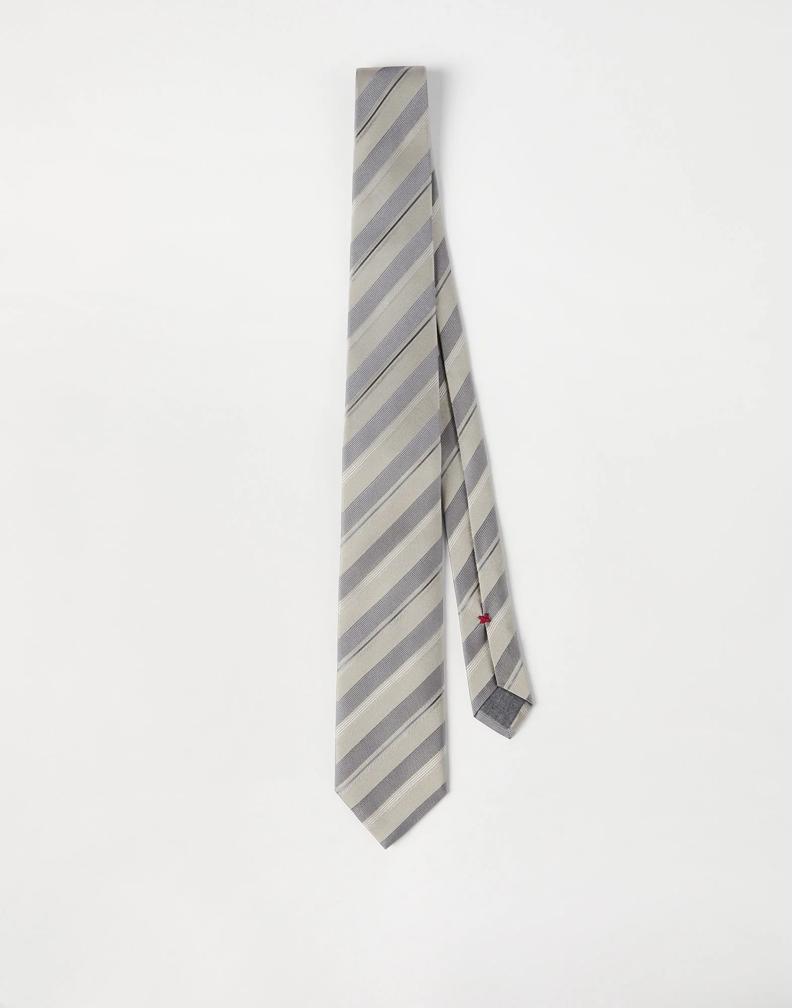 Striped silk tie - 1