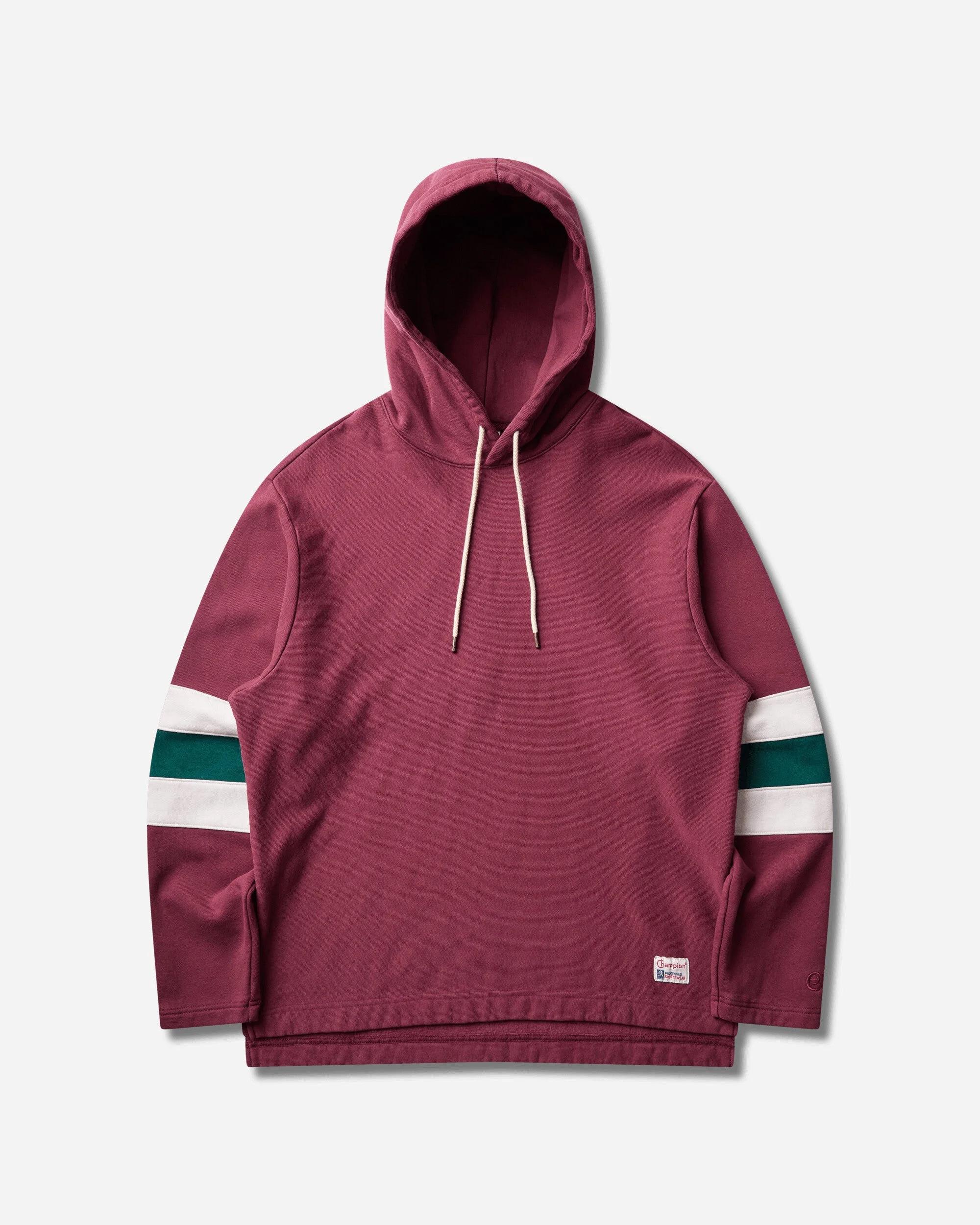Men's Modern Ametora Reverse Weave Hoodie Burgundy - 1