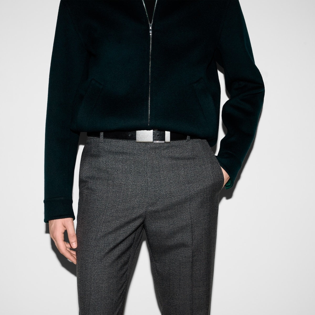 Gucci Plaque Buckle Belt - 3