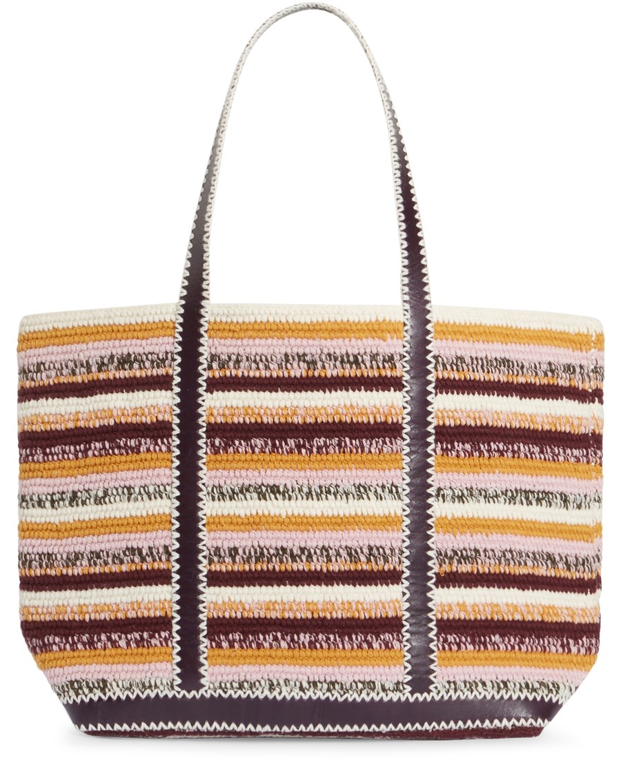 L Cabas Tote in Wool - 1