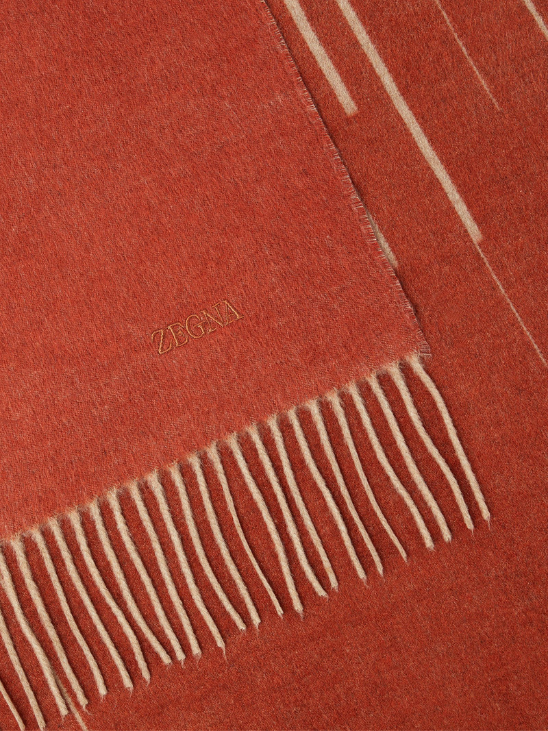 ZEGNA BEIGE ZEGNA SILK SCARF outlook