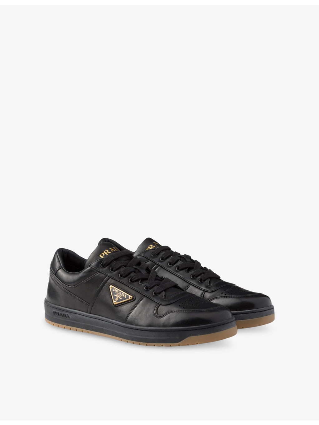 Downtown low-top leather trainers - 3