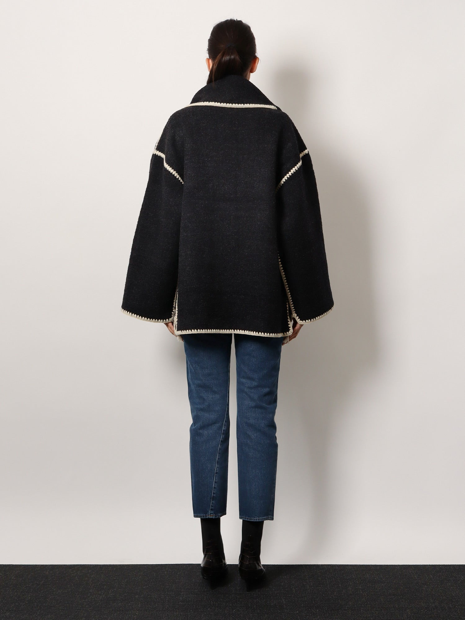 Wool Blend Emboidered Jacket - 3