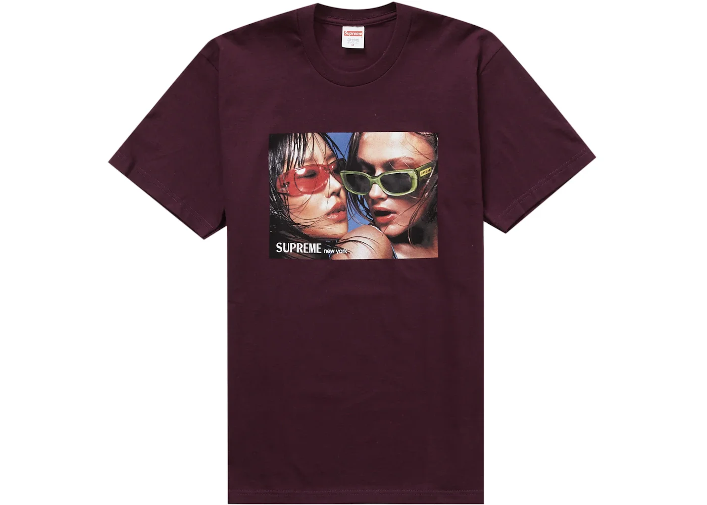 Supreme Eyewear Tee Eggplant - 1