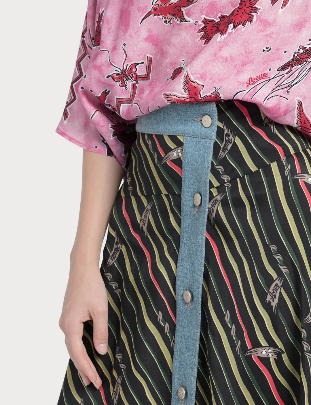 Paula Skirt With Denim Flags - 4