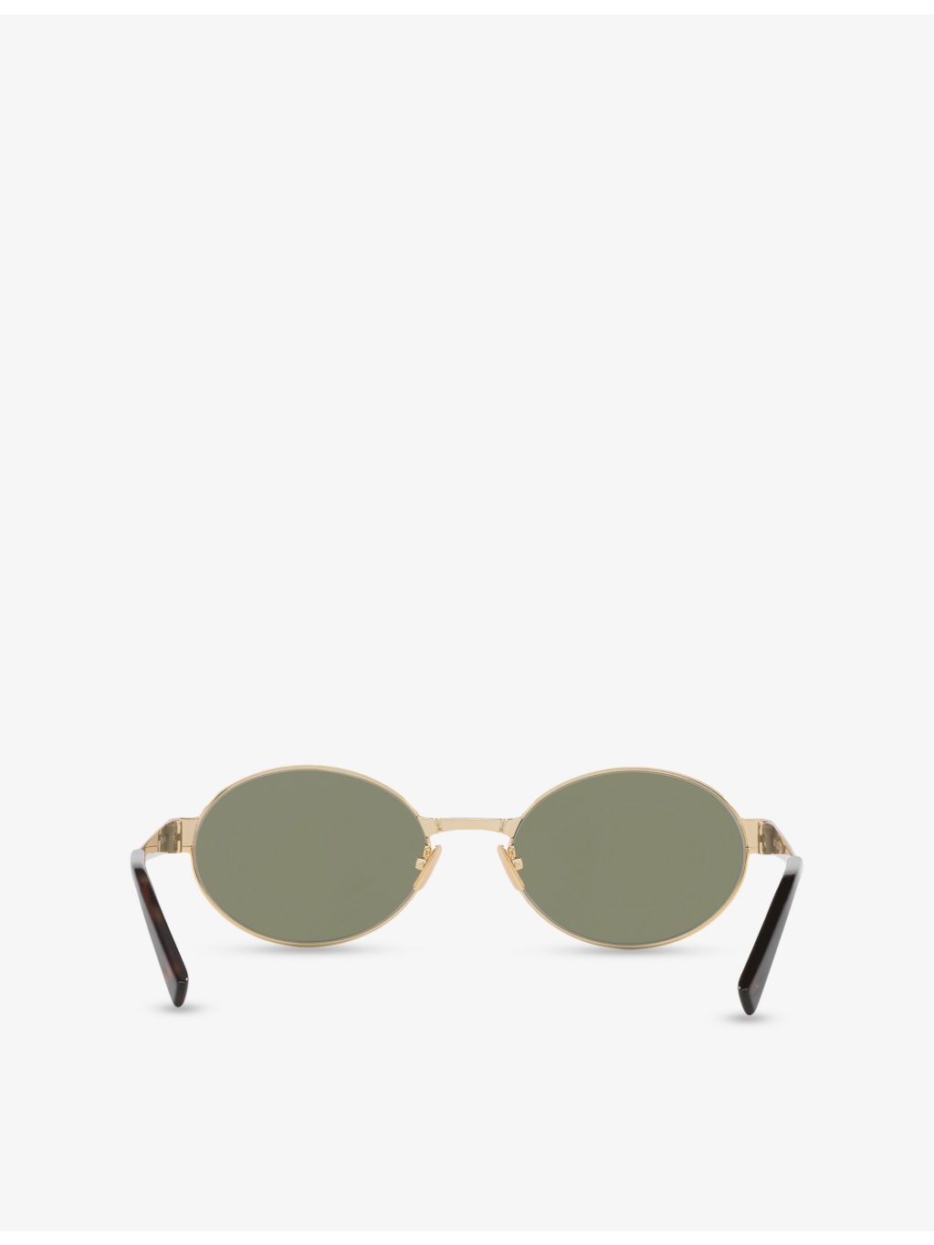 SL692 Oval-Frame Metal Sunglasses - 4