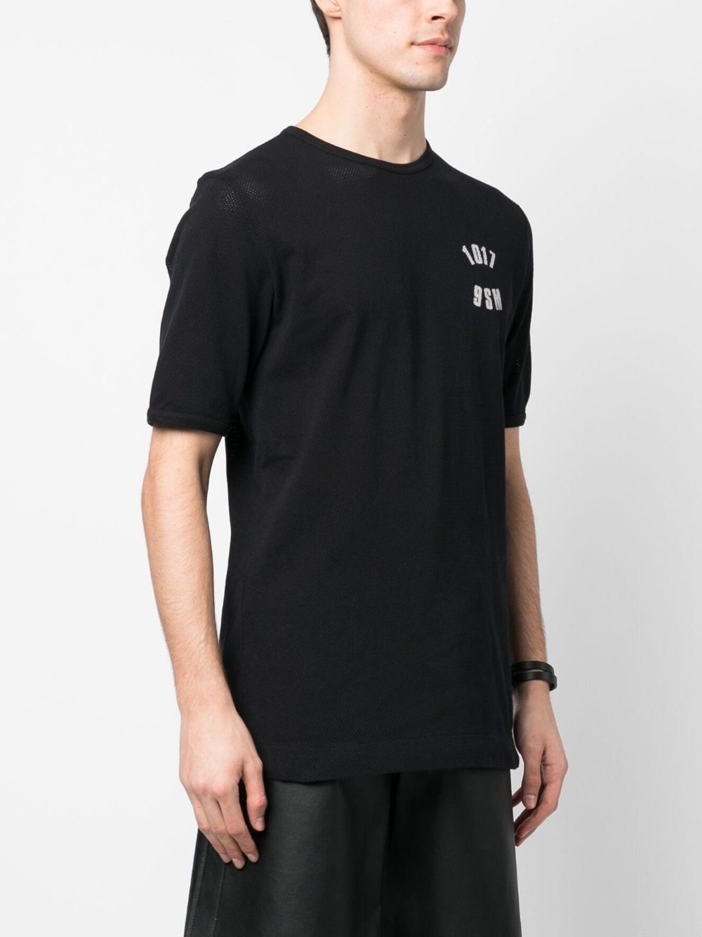 logo-print cotton T-shirt - 4
