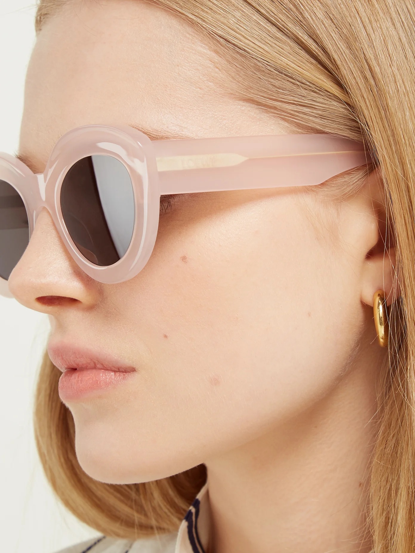 Butterfly cat-eye acetate sunglasses - 3