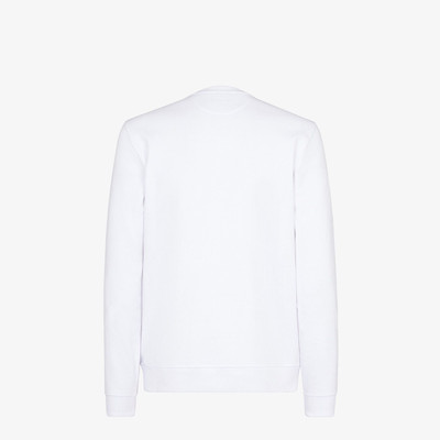 FENDI White cotton sweatshirt outlook