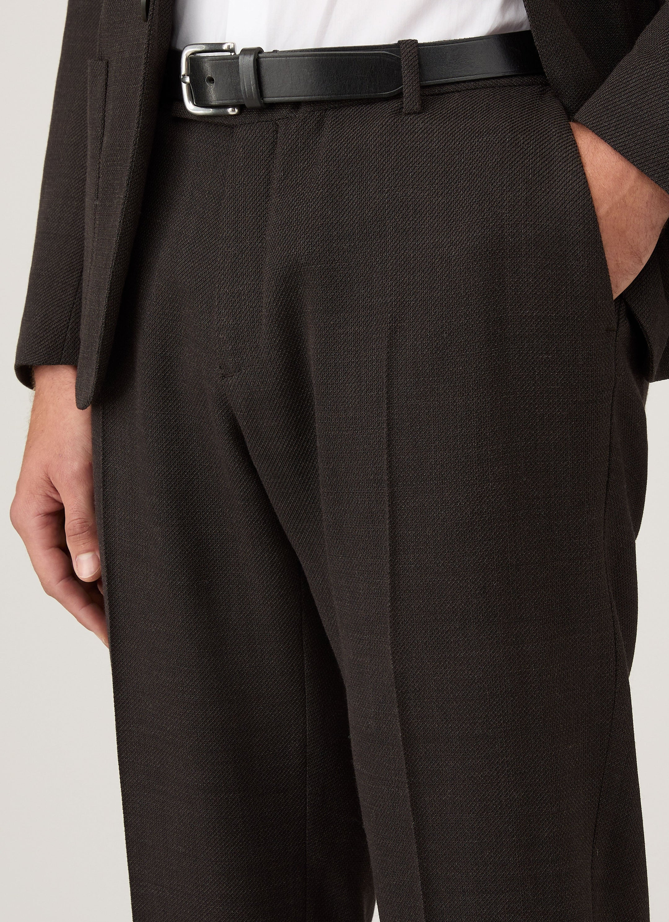 Textured Wool Trouser - 6