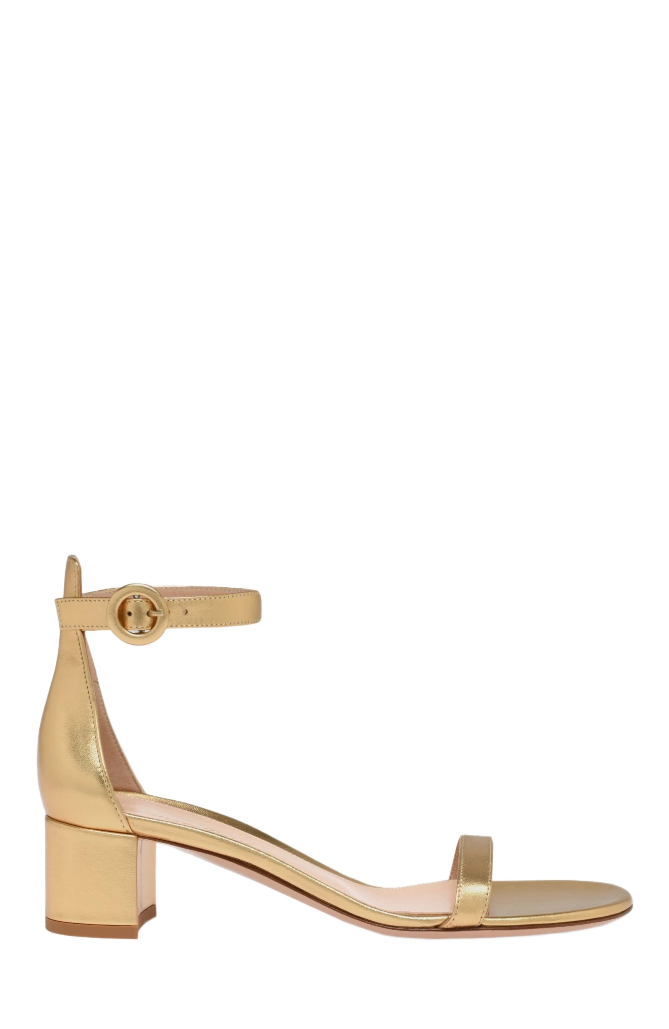 Gianvito Rossi Gaeta 45 Sandals in Gold at Nordstrom - 1