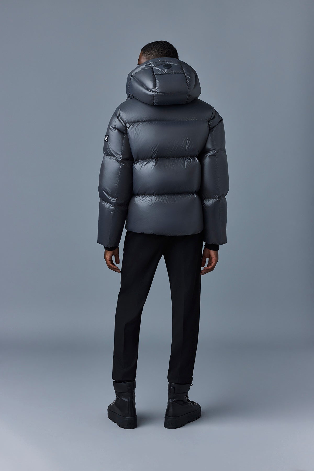 KENT-Z lustrous down jacket with hood - 4