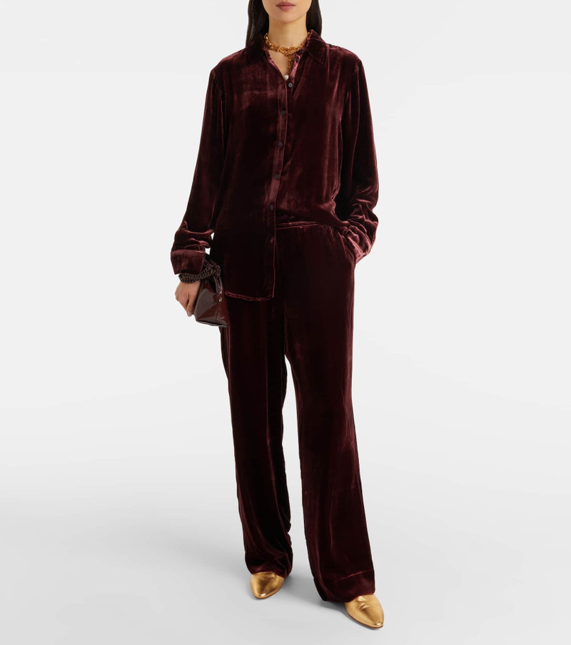 ASCENO London velvet pajama pants outlook