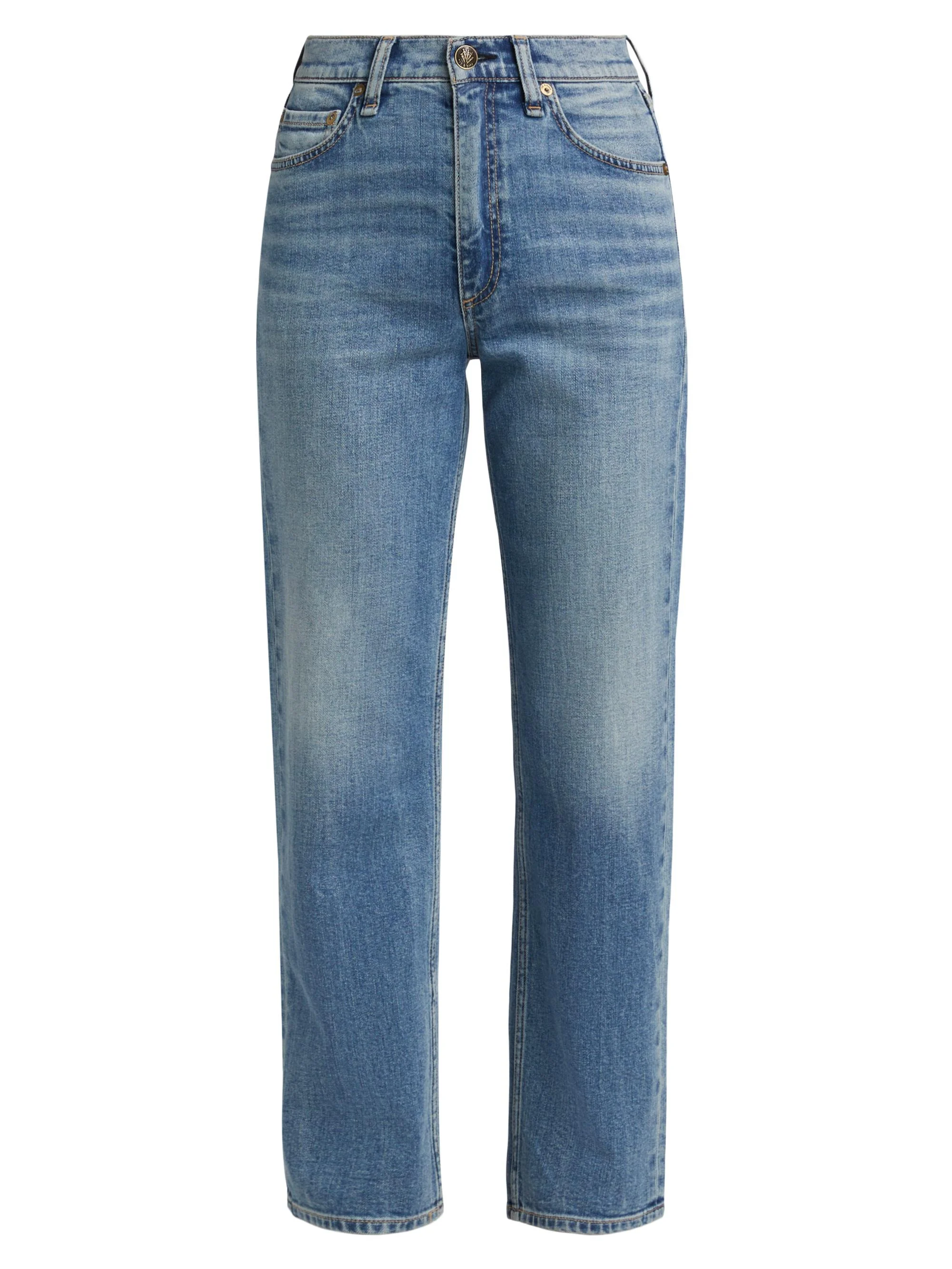 Women's Harlow Mid-Rise Straight Ankle Jeans - Orian - 1
